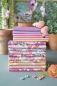 Preview: Tilda Patchwork Stoff Baumwolle - Gardenlife - Striped Petunia Pink